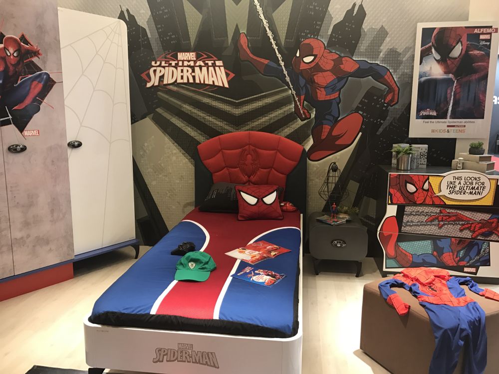 Spiderman Themed Bedroom Boy Design Idea