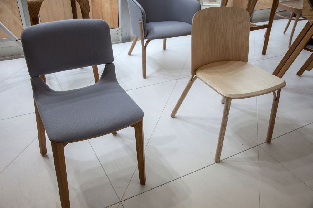 Split chair design from Ton