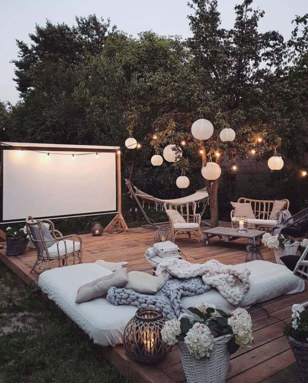 Splurge on a Winter Patio Cinema