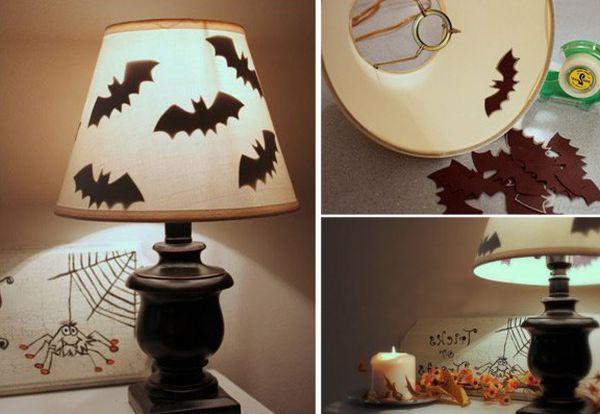 Spooky Lampshade Silhouettes