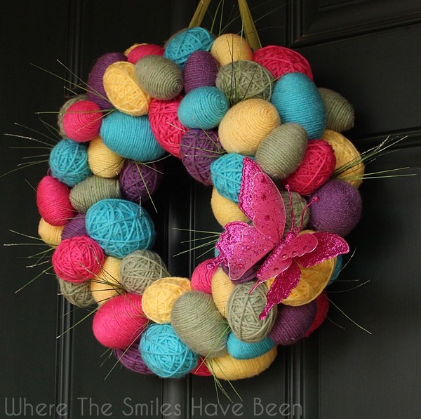 Spring Easter Egg Wreath