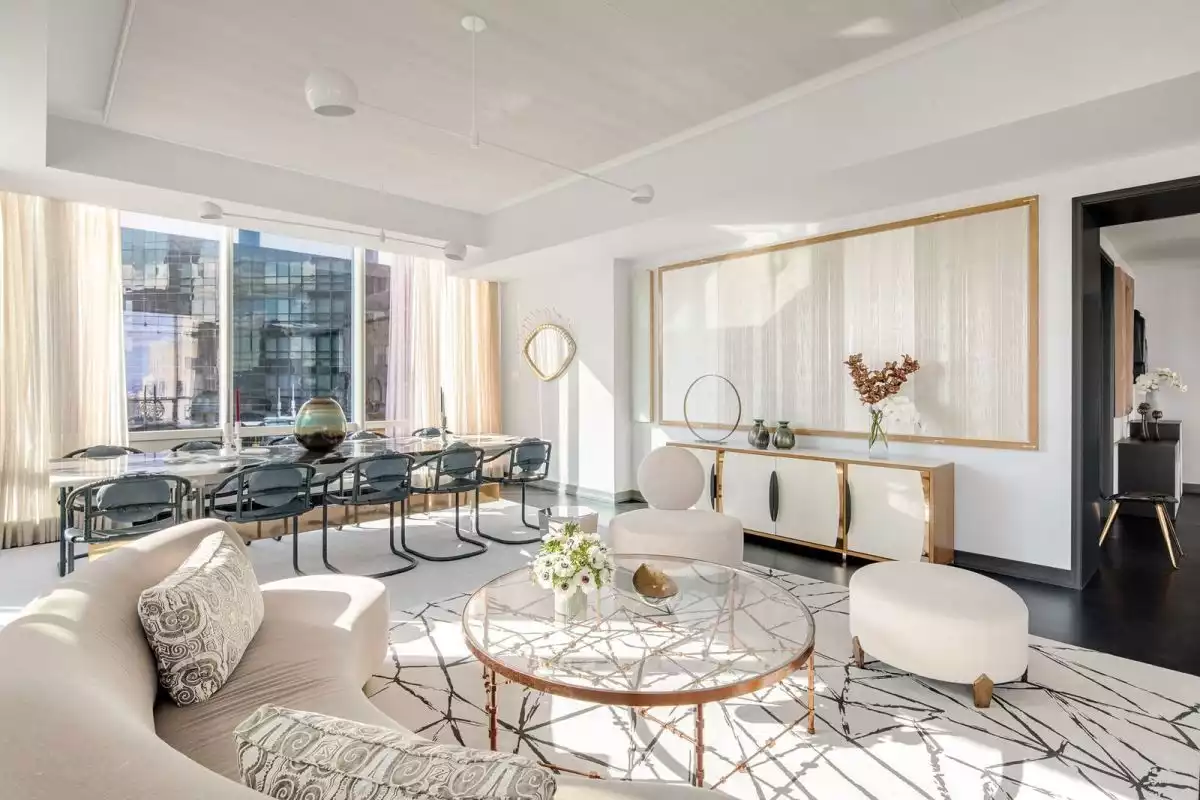 Spring Garden Residence at 157 West 57 - luxury apartment - open space dining area