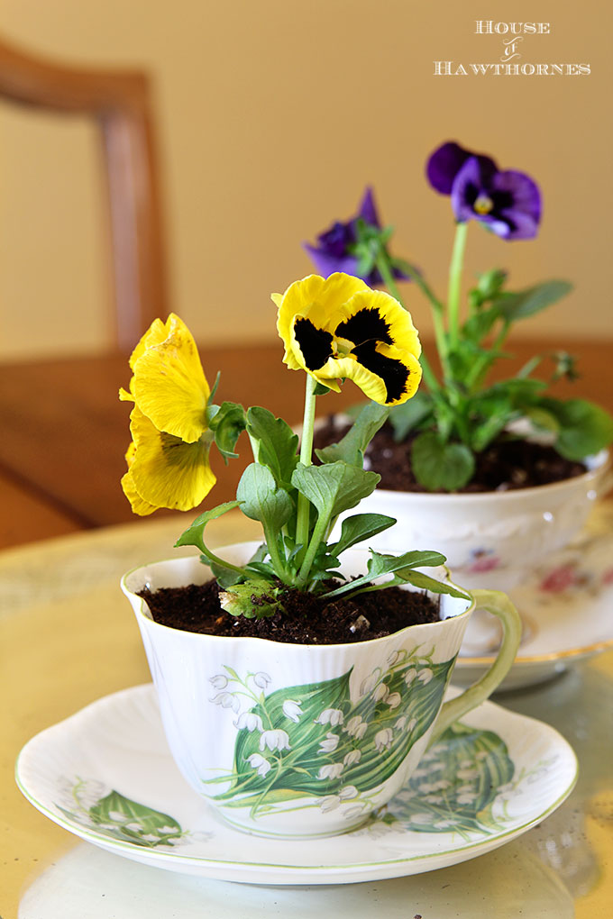 Spring table decor