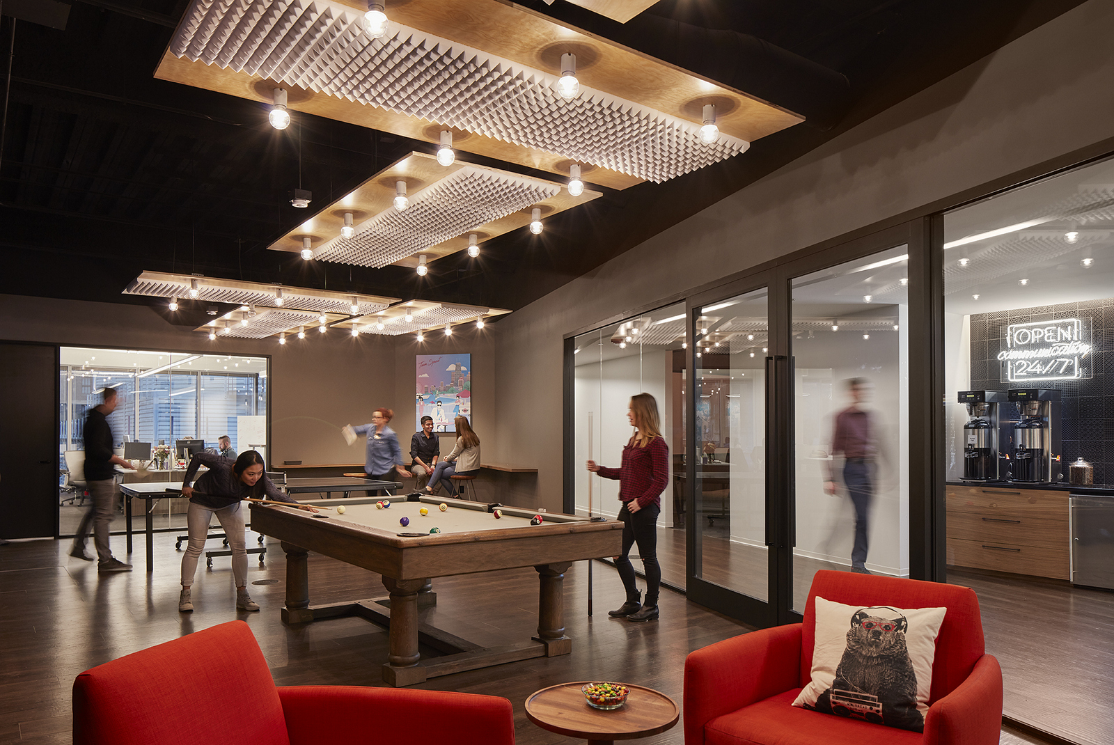 Sprout Social Offices Game Room – Chicago