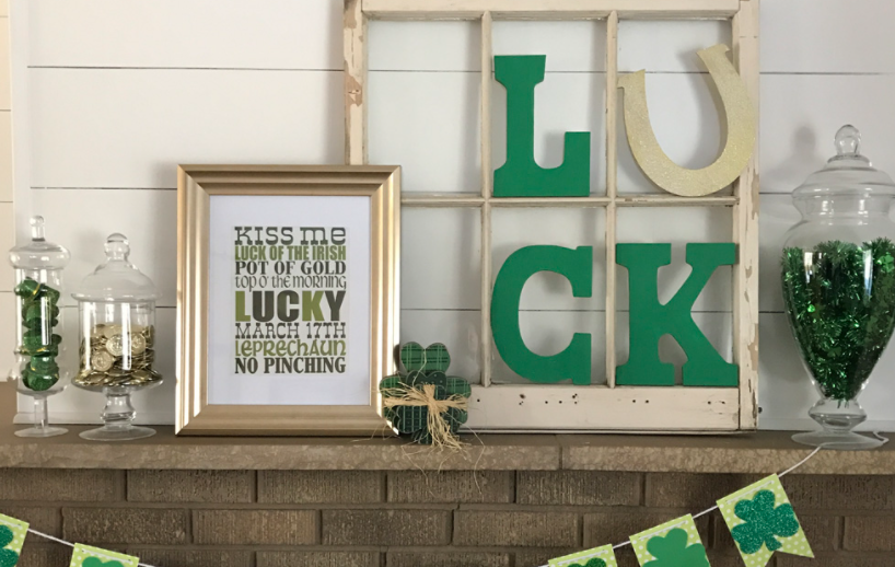 St. Patrick's Day Coin Apothecary Jars