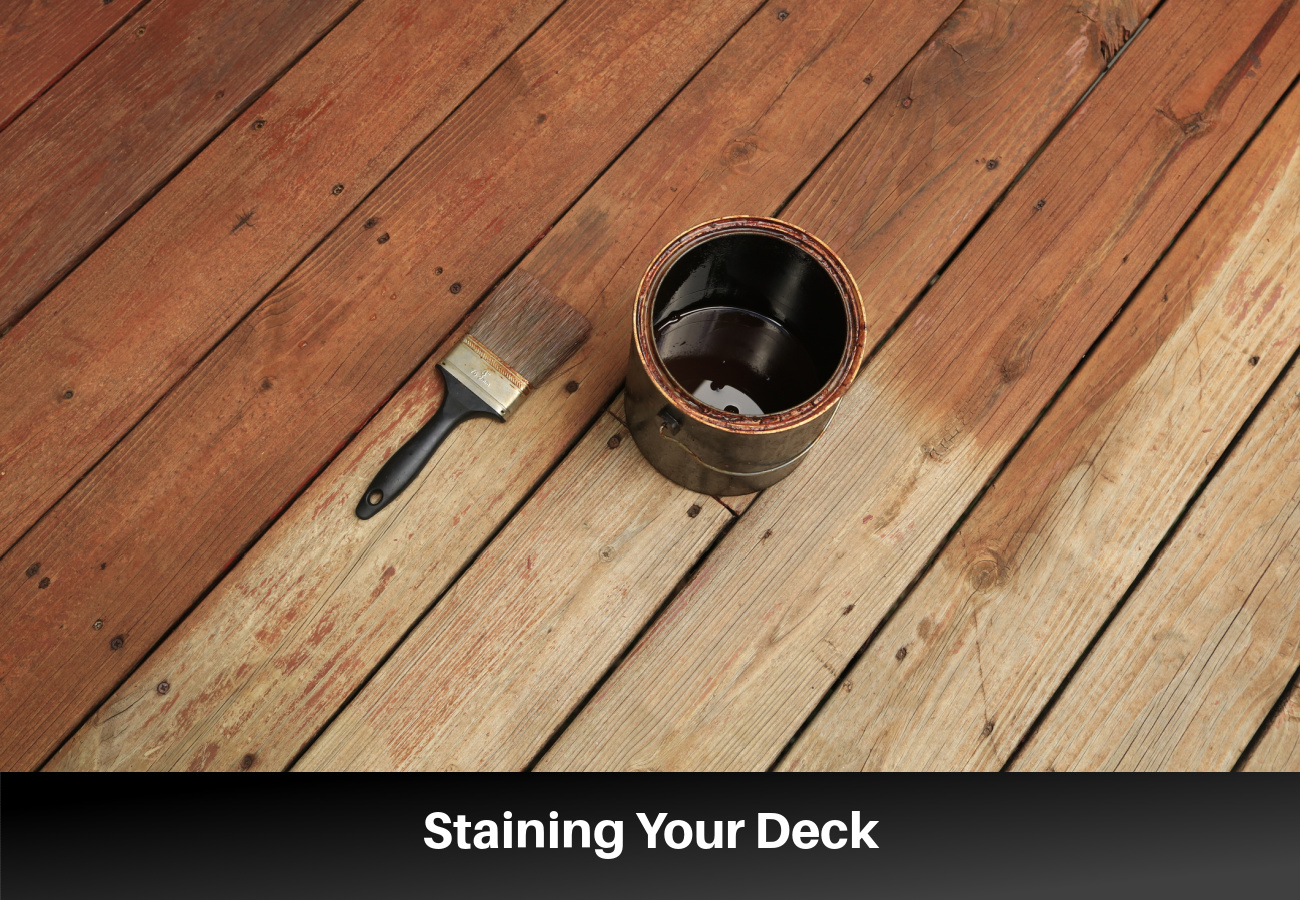 Staining Your Deck