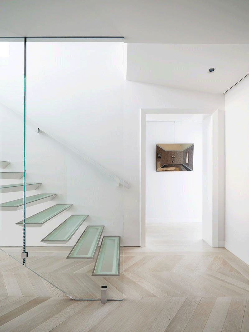 Stair LED Glass