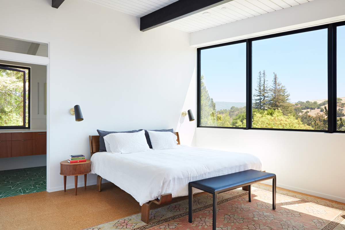 The master bedroom was also expanded and redesigned with bigger windows
