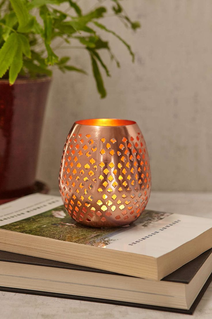 Starry copper lantern