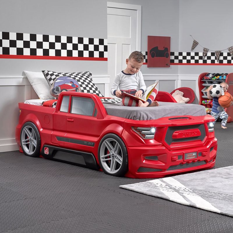 Step2 Turbocharged Twin Truck Kids Bed