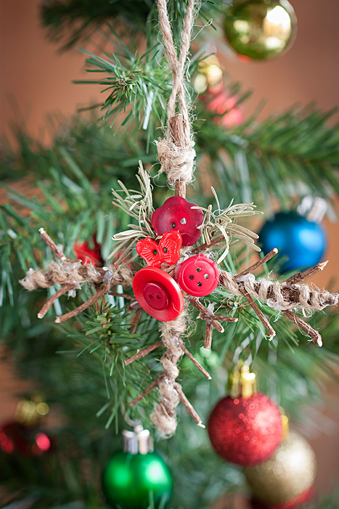 Stick Christmas Ornaments