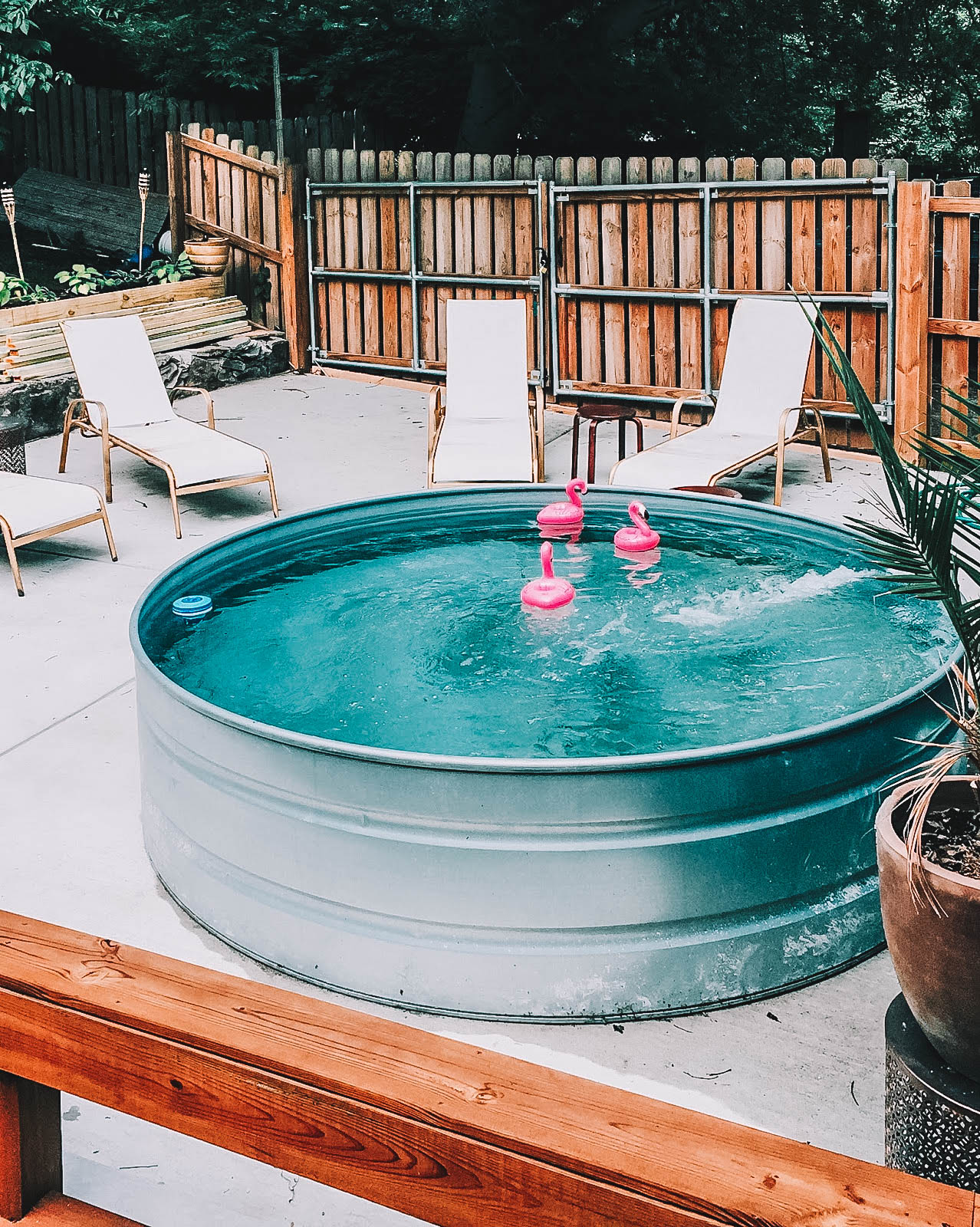 Stock tank pool diy