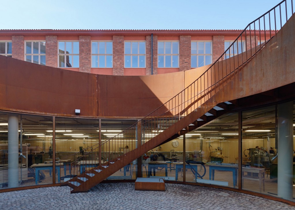 Stockholm’s Royal Institute of Technology Interior Steel Corten
