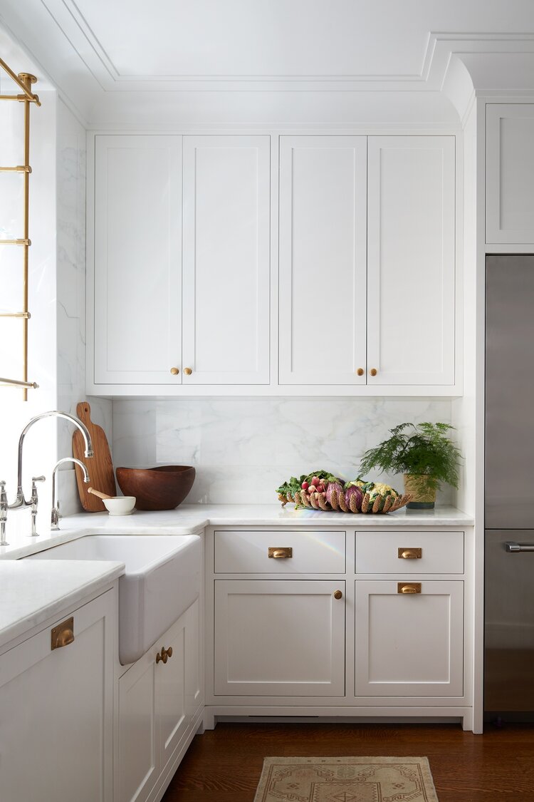 Stone backsplash
