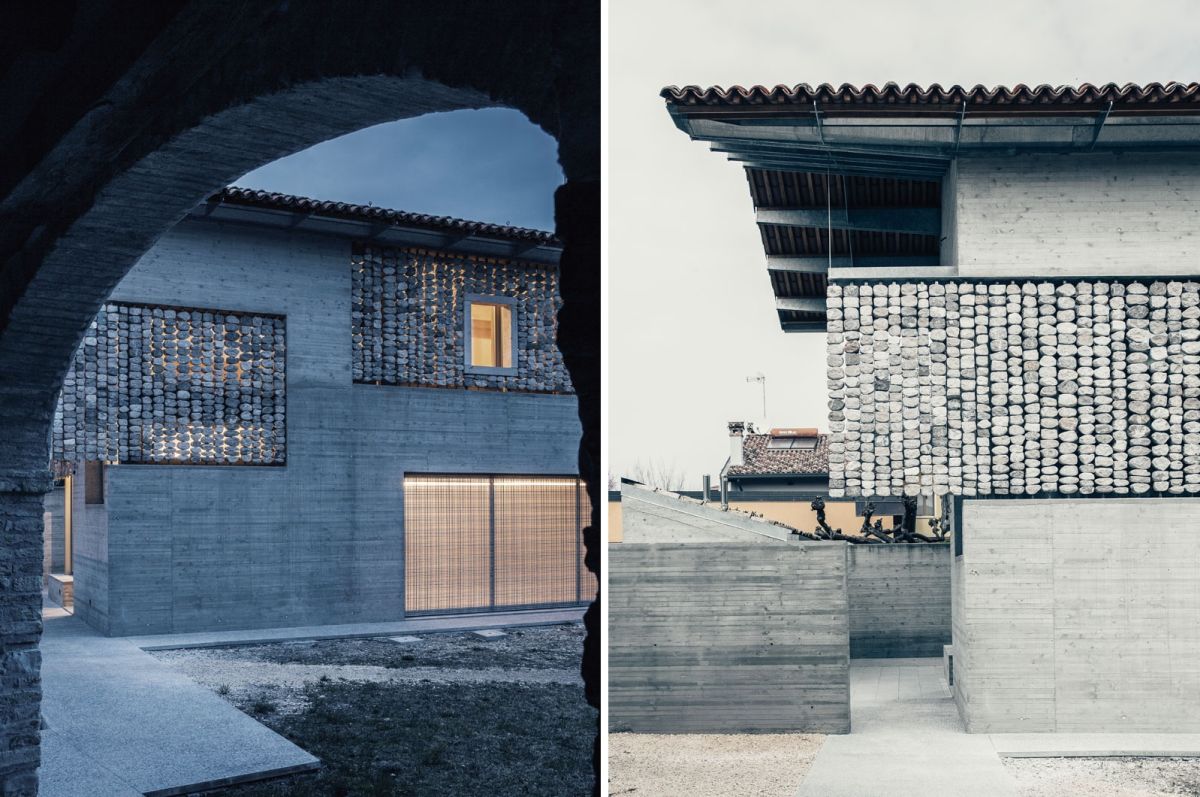 Hang stone curtains outside your windows