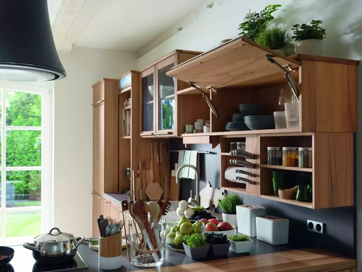 Storage Cabinets on the Team7 Rondo Kitchen