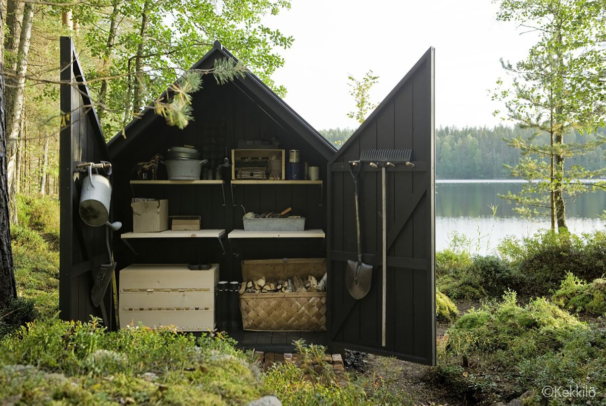 Storage Kekkilä Green Off Grid Shed by Linda Bergroth and Ville Hara