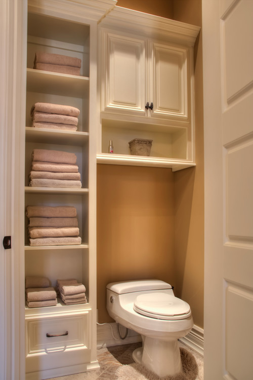 Storage in the water closet