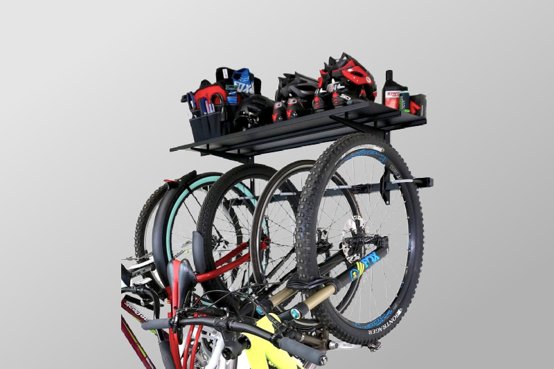 StoreYourBoard Bike Rack + Storage Shelf