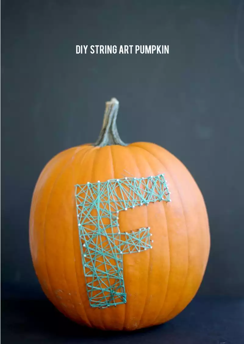 String art pumpkins