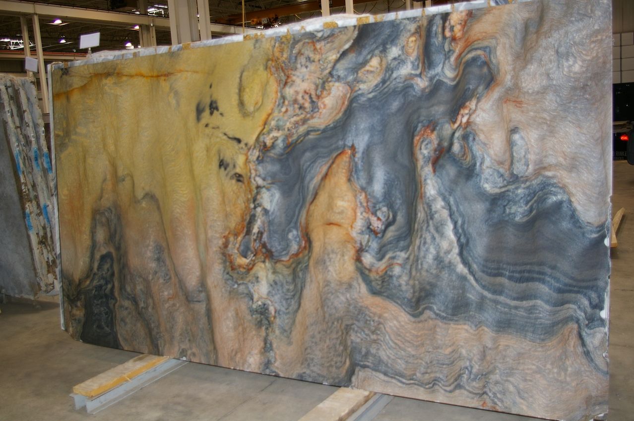 Stunning granite countertop slab