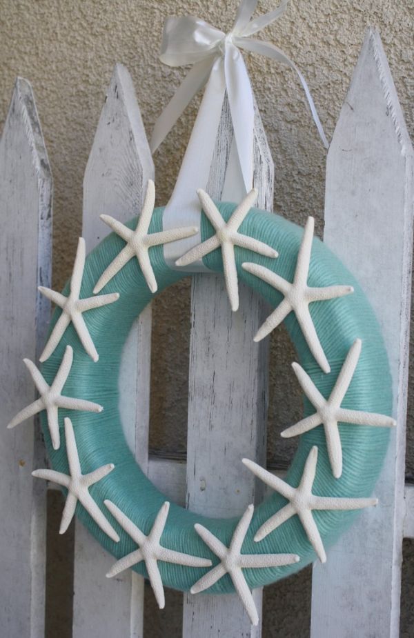 Summer Starfish Yarn Wreath 9 664x1024