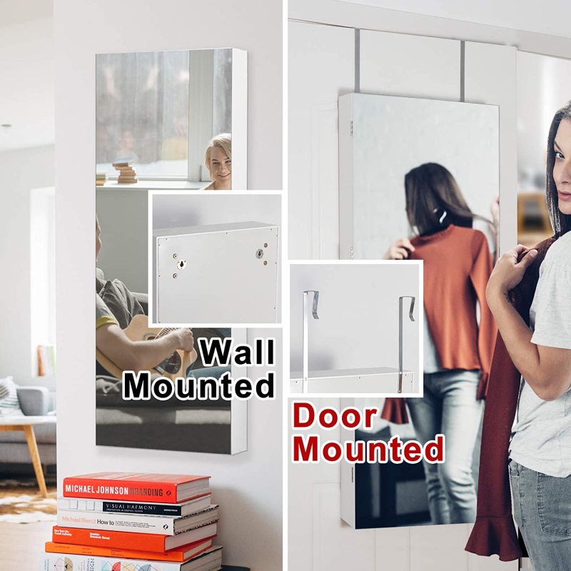 Super Deal Upgraded 2in1 Jewelry Cabinet