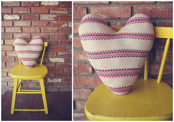 Sweater Heart Pillows