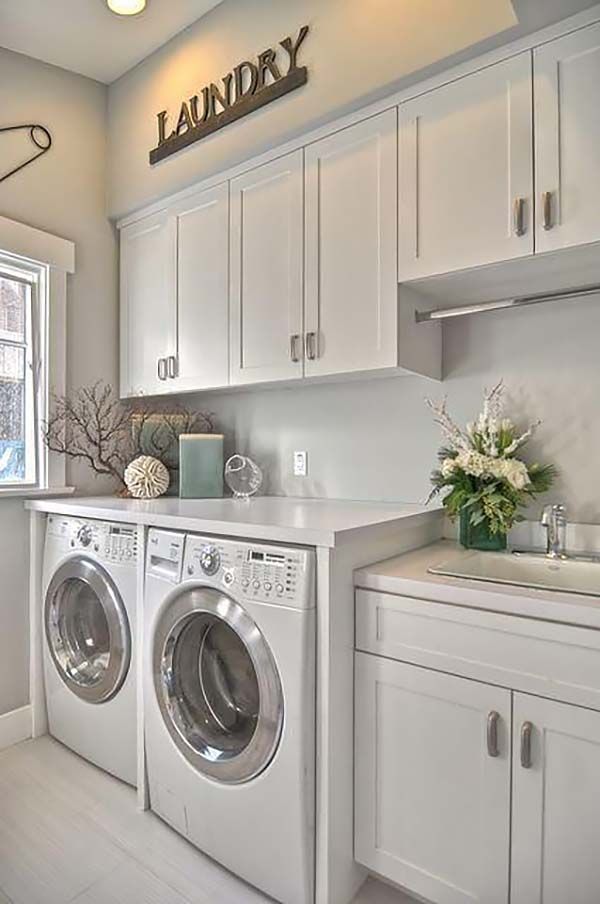 Sweet laundry room design