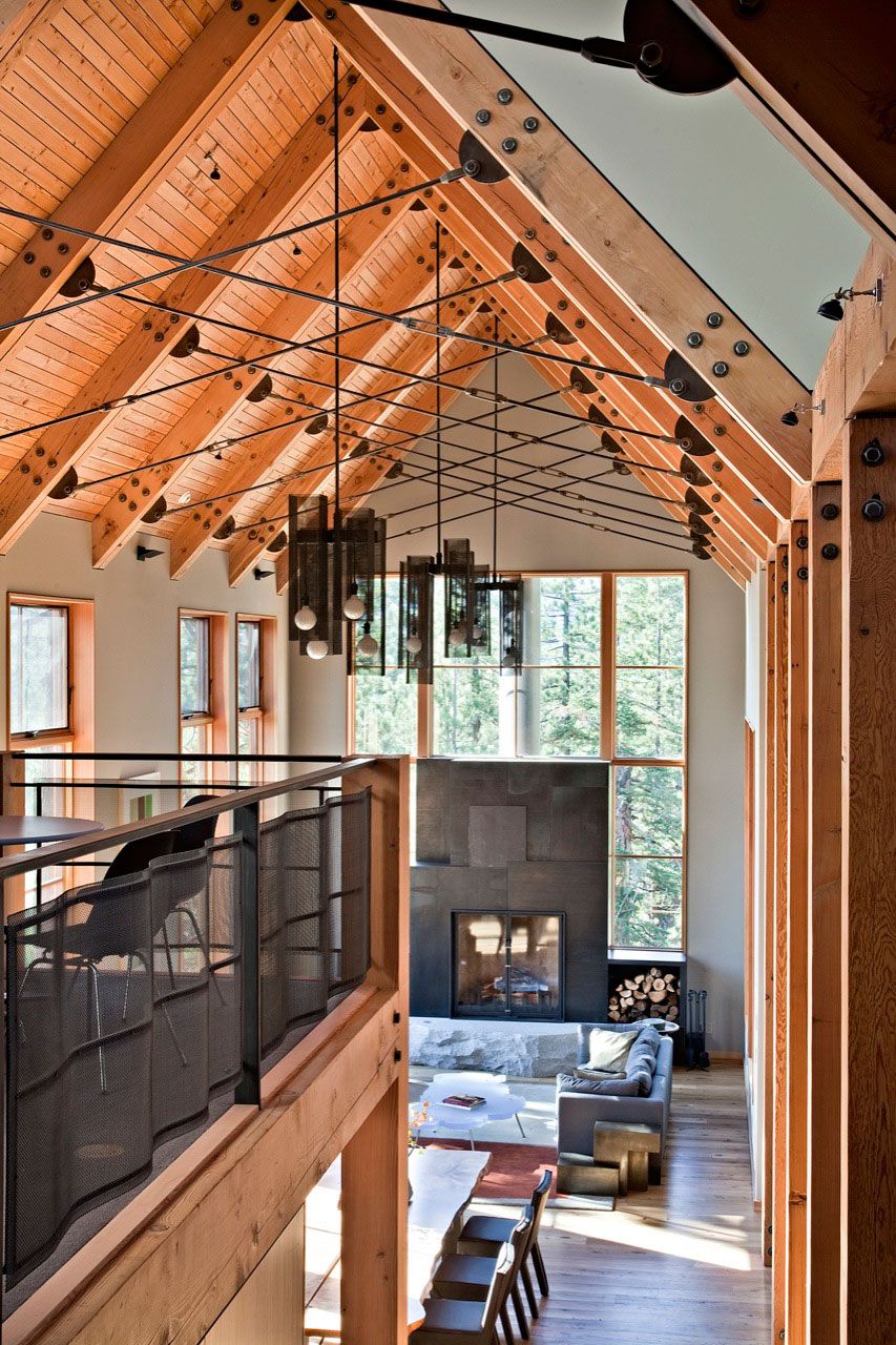 Tahoe Ridge House Cathedral Ceiling