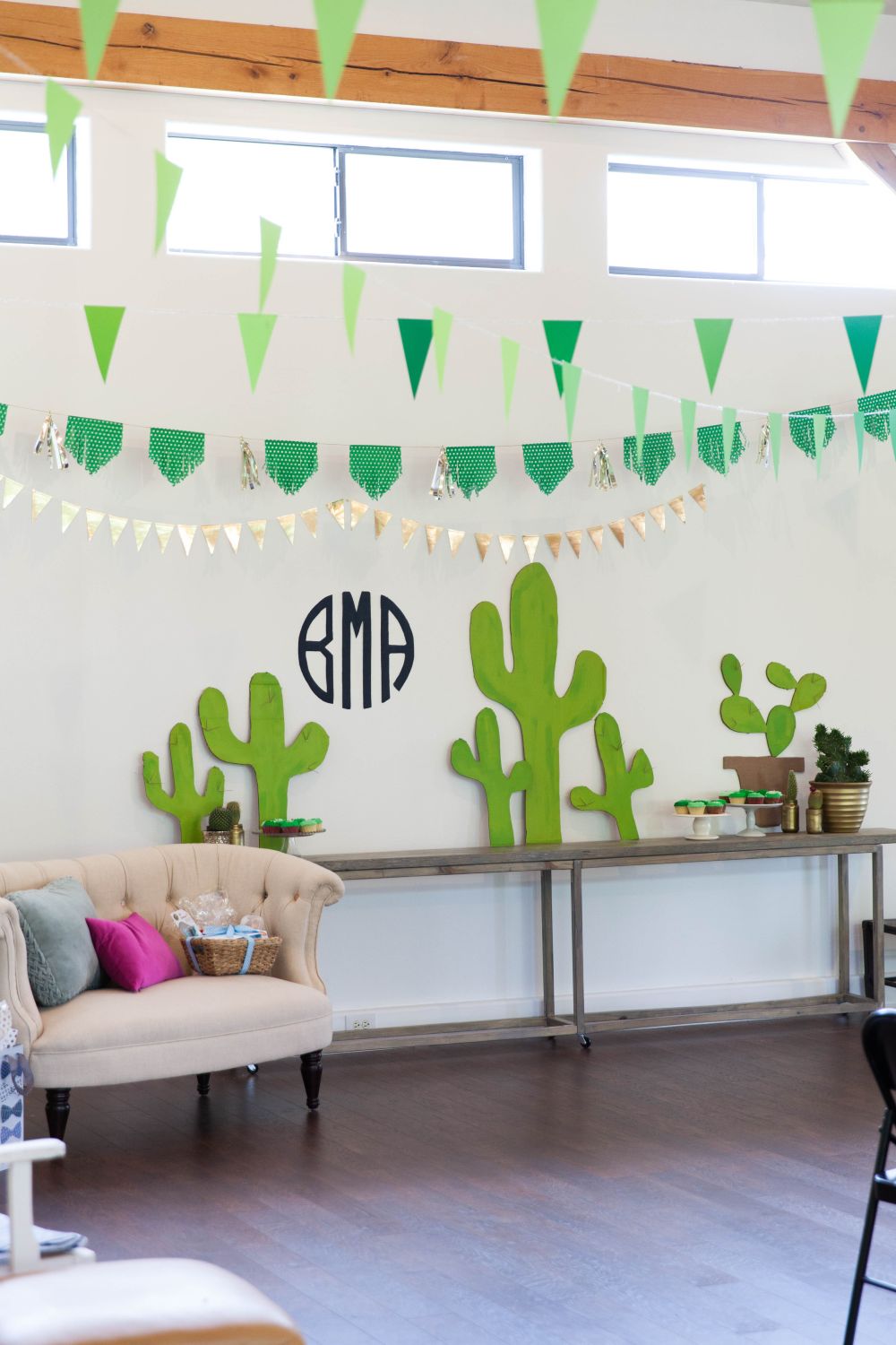 Take Inspiration from Your Surroundings cactus themed party