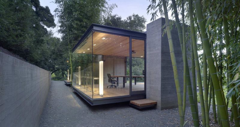 Tea house Design ground and cliff