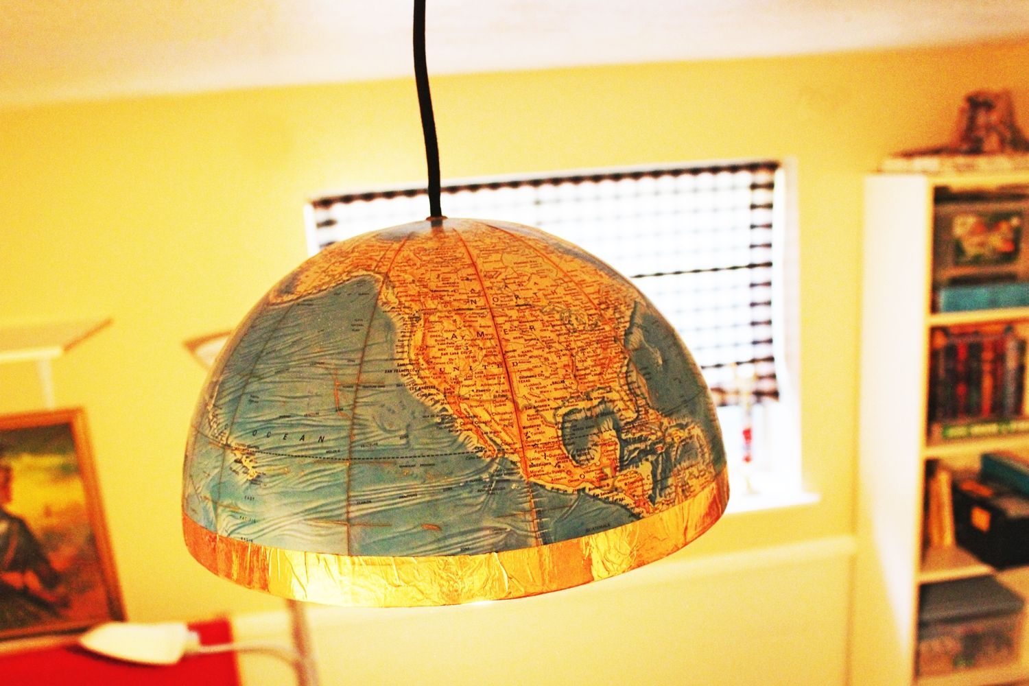 Teenage room Globe pendant light