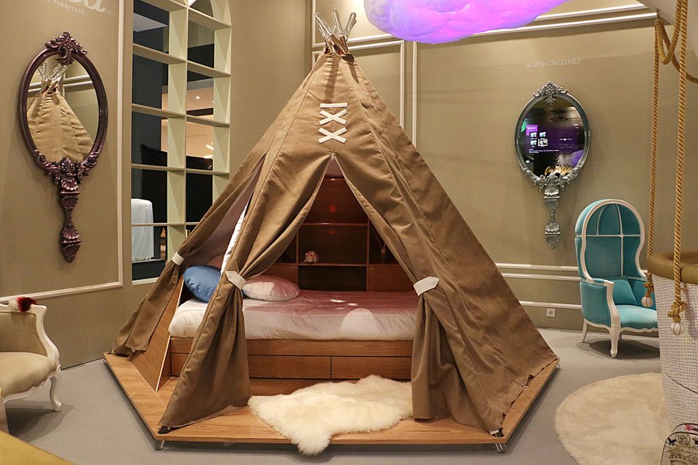 Teepee room from Circus at Maison and Objet Paris 2017