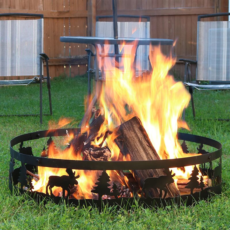 Terrell Steel Wood Burning Fire Ring