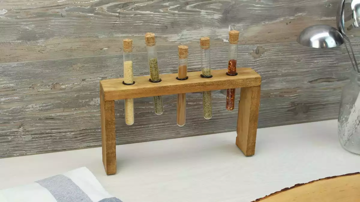 Test Tube Spice Rack