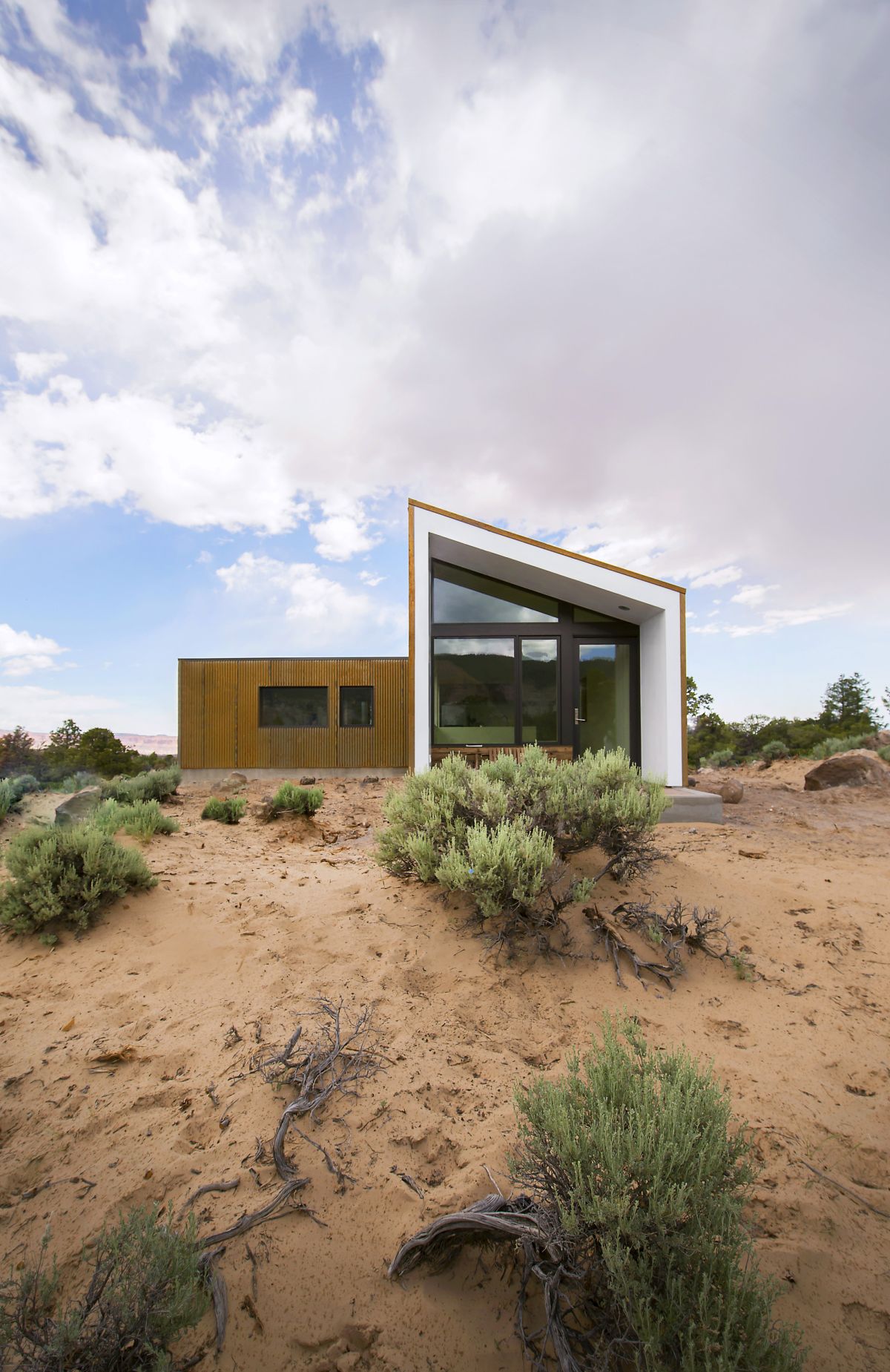 The Capitol Reef Desert Dwelling view