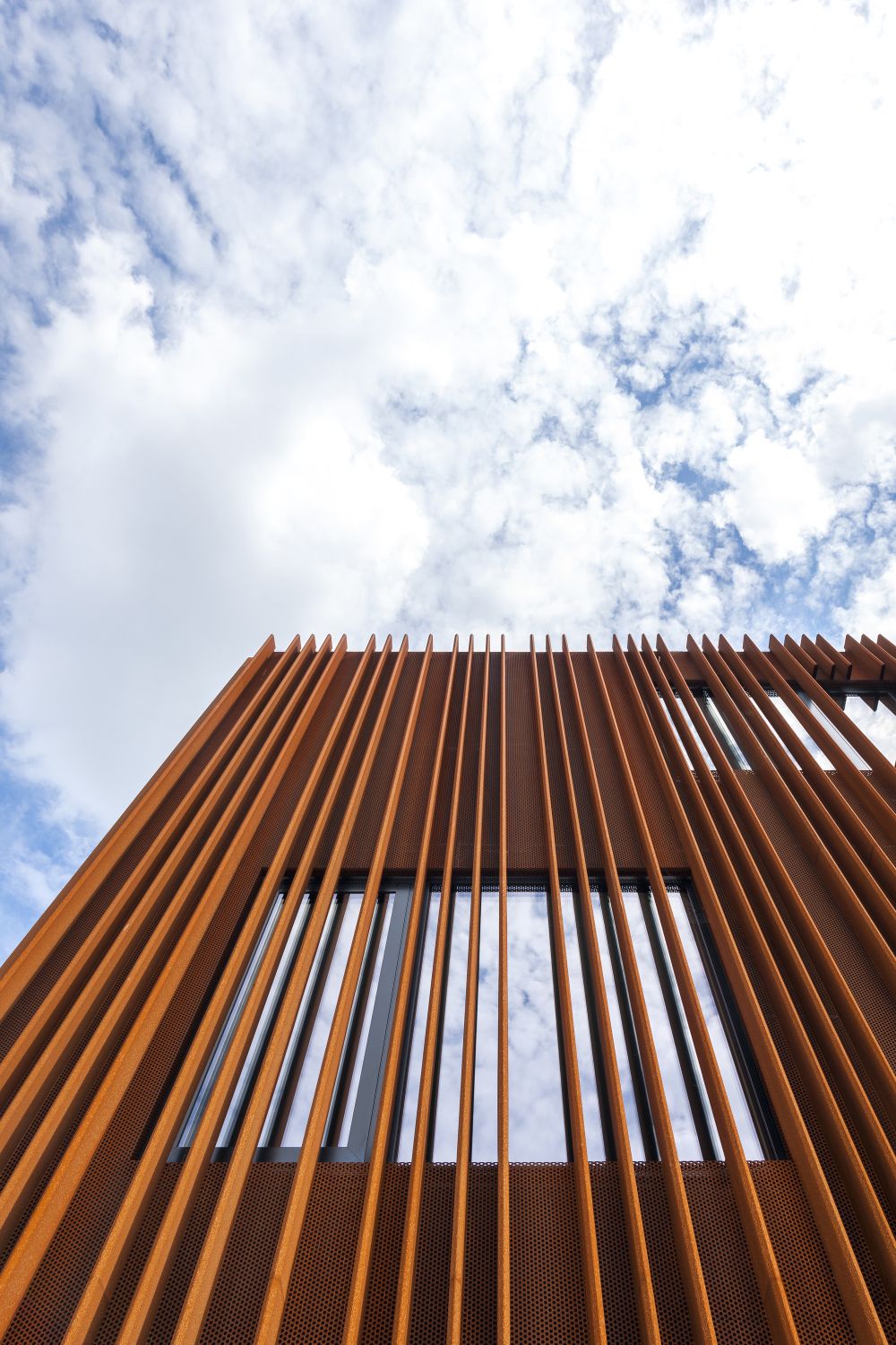 The Corten House by DMOA Architecten Sky