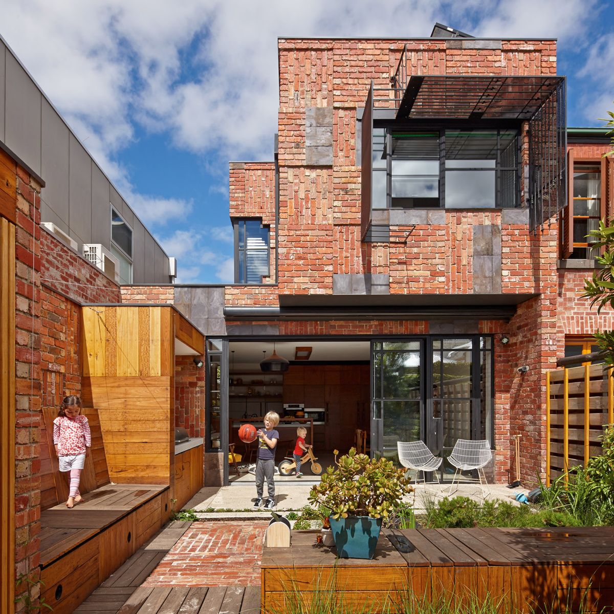 Brick Houses That Form A Bridge Between Past And Present