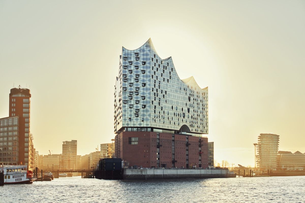 The Elbphilharmonic concert hall