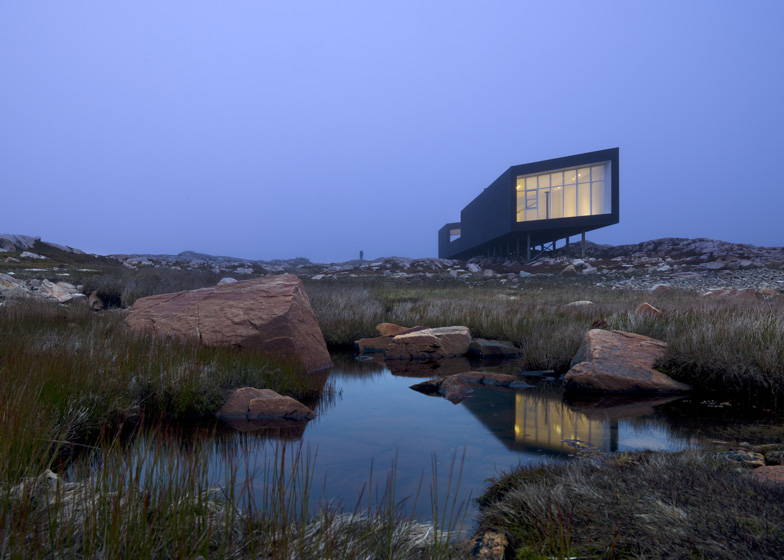 The Fogo Island Studios view