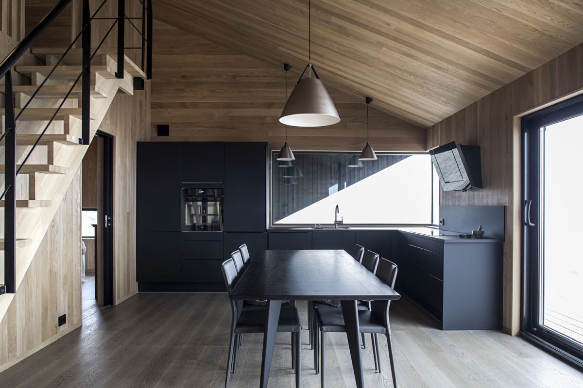 The Hooded Cabin Arkitektvaerelset As kitchen