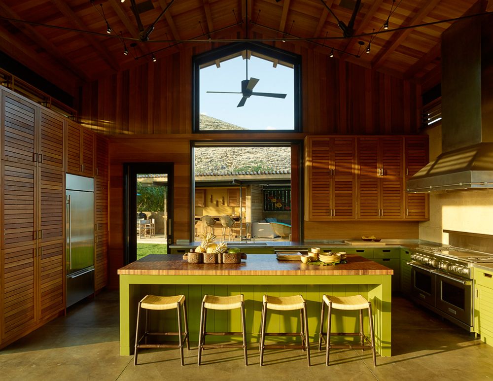 The Kahua Kuili house by Walker Warner Architects kitchen