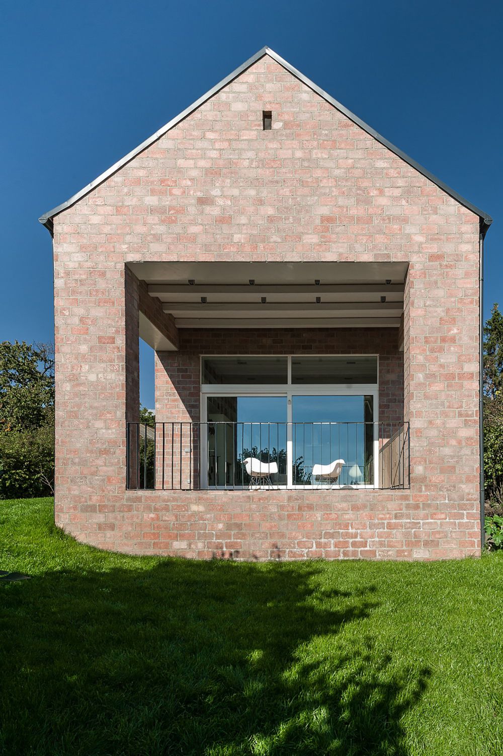 The Long Brick House in Hungary