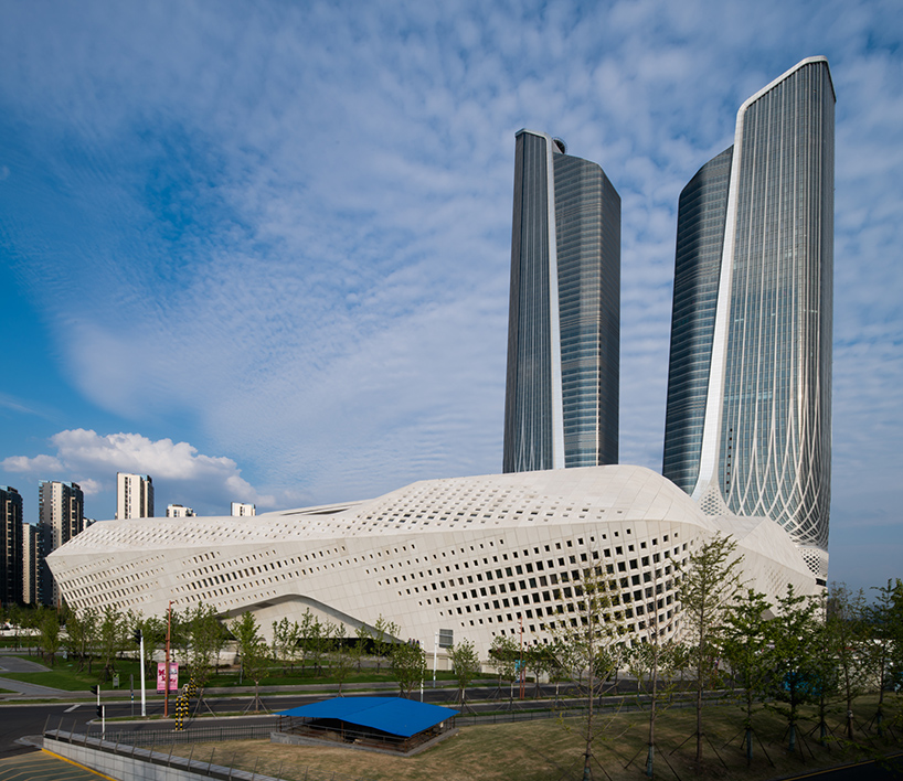 The Nanjing International Youth Culture Centre by Zaha hadid