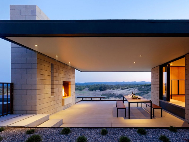 The Paso Robles Residence oudoor porch