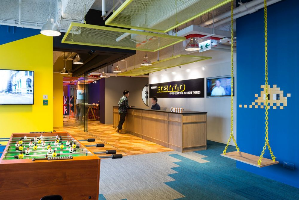 The Wave Coworking Offices Gaming Room