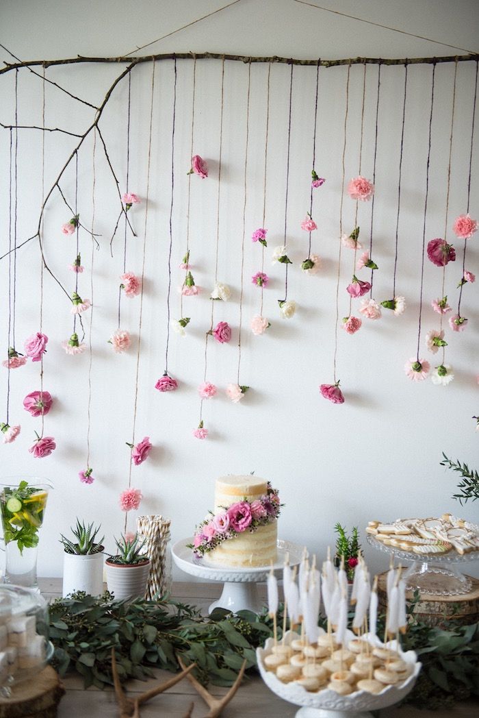 Throw a Fresh HangingFlower Shower