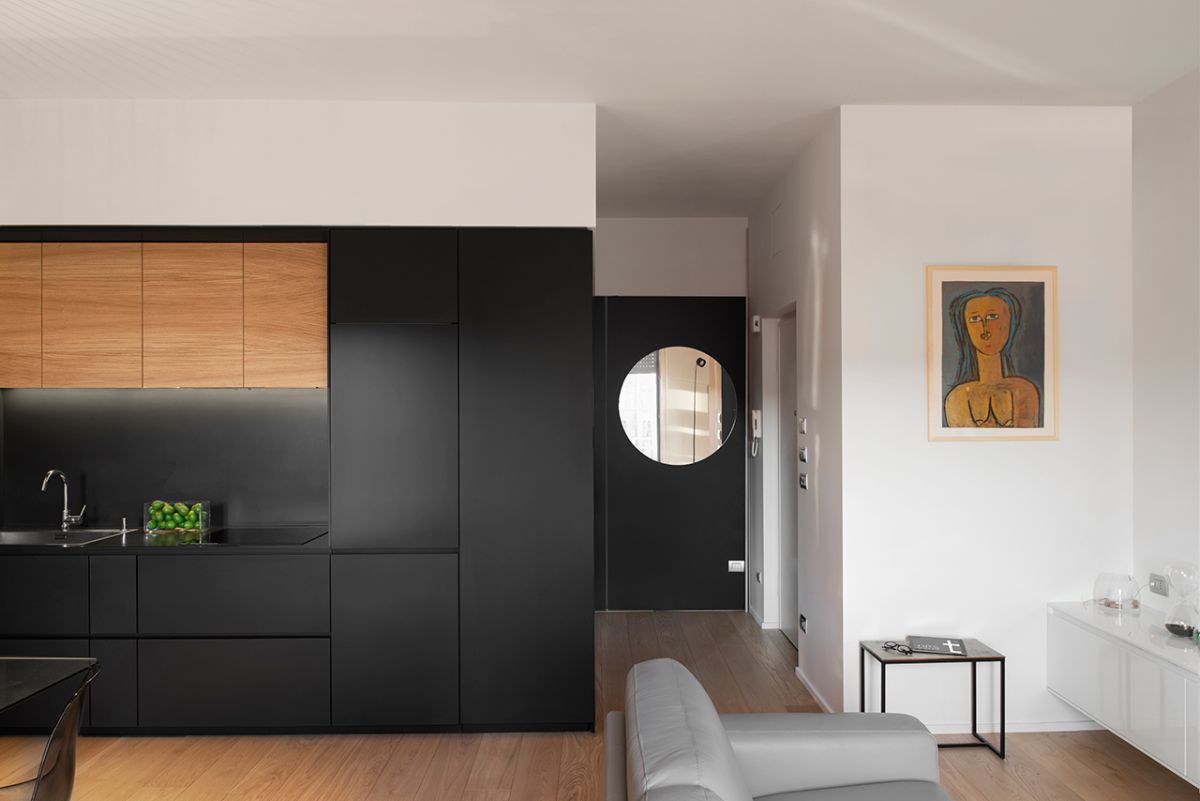 This Modern Italian Apartment Overlooks an Old-Style Italian Piazza