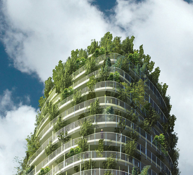Tour Végétale de Nantes by Edouard François Vertical Garden